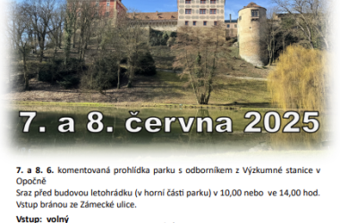 Opočno_7.-8. 6. 2025_Prohlídka parku s průvodcem