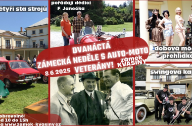 Kvasiny_8. 6._Zámecká neděle s auto-moto veterány